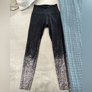 Beyond Yoga size m black and silver leggings.